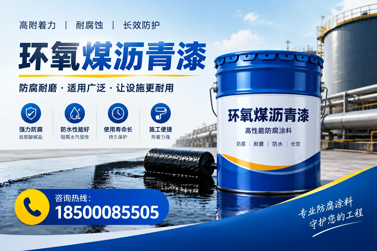 环氧煤沥青漆与其他涂料的对比分析，助力通化企业决策